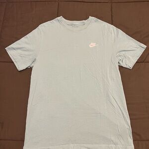 Nike Men's Soft Blue Short Sleeve Tee
